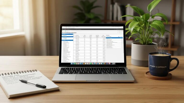 WordPress database optimization tools and workspace setup